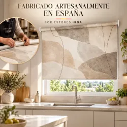 Estor Cocina Beige Moderno a Medida | Estores Iroa