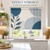 Estor Cocina Azul Moderno a Medida | Estores Iroa