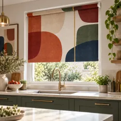 Estor Cocina Geométrico Moderno a Medida | Estores Iroa