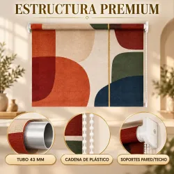 Estor Cocina Geométrico Moderno a Medida | Estores Iroa