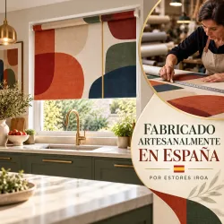 Estor Cocina Geométrico Moderno a Medida | Estores Iroa