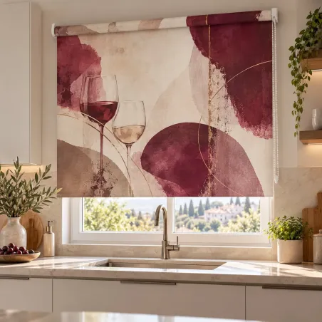 Estor Cocina Copas de Vino a Medida | Estores Iroa