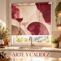 Estor Cocina Copas de Vino a Medida | Estores Iroa