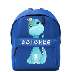 Mochila infantil niña personalizada Dinosaurio