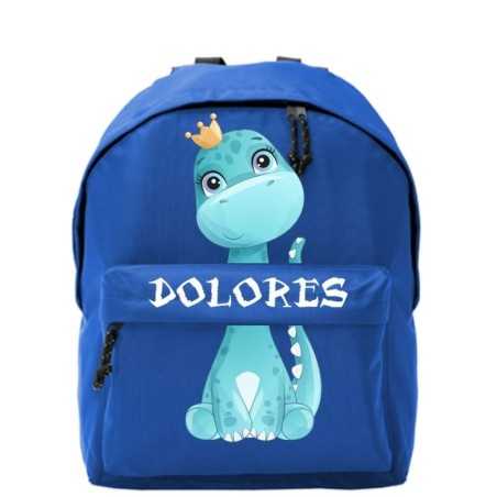 Mochila infantil niña personalizada Dinosaurio