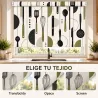 Estor para Cocina Cubiertos Verde Oliva a Medida | Estores Iroa