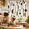 Estor para Cocina Cubiertos Verde Oliva a Medida | Estores Iroa