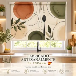 Estor Cocina Moderno Cubiertos a Medida | Estores Iroa