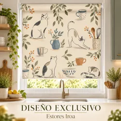 Estor Cocina Gatos a Medida | Estores Iroa