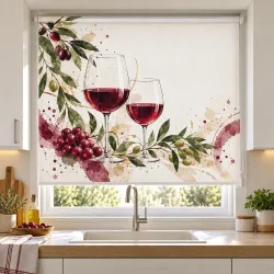 Estor Cocina Copas de Vino a Medida | Estores Iroa