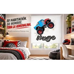 Estor Infantil Personalizado Coche de Carreras | Estores Iroa