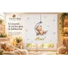 Estor Enrollable Infantil Personalizado Osito Luna | Estores Iroa