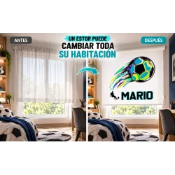 Estor Enrollable Infantil Fútbol Personalizado | Estores Iroa