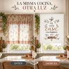 Estor Cocina con Frase Cocinamos con Amor a Medida | Estores Iroa
