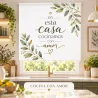 Estor Cocina con Frase Botánica 02-26 a Medida | Estores Iroa