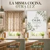 Estor Cocina con Frase Botánica 02-26 a Medida | Estores Iroa