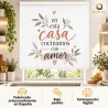 Estor Cocina con Frase y Hojas 05-26 a Medida | Estores Iroa