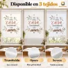Estor Cocina con Frase y Hojas 05-26 a Medida | Estores Iroa