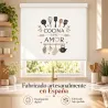 Estor Cocina con Frase Cocina con amor y Utensilios | Estores Iroa