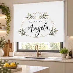 Estor para Cocina Personalizado con Nombre | Estores Iroa