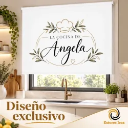 Estor para Cocina Personalizado con Nombre | Estores Iroa