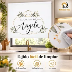 Estor para Cocina Personalizado con Nombre | Estores Iroa