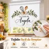 Estor Cocina a Medida con Nombre | Floral Gourmet | Estores Iroa