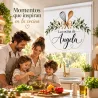 Estor Cocina a Medida con Nombre | Floral Gourmet | Estores Iroa