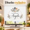 Estor Cocina a Medida con Nombre | Kitchen Botanical | Estores Iroa