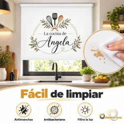Estor Cocina a Medida con Nombre | Kitchen Botanical | Estores Iroa