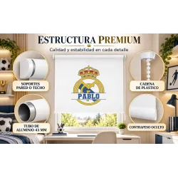 Estor Infantil de Fútbol Personalizado | Estores Iroa