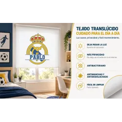 Estor Infantil de Fútbol Personalizado | Estores Iroa