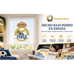 Estor Infantil de Fútbol Personalizado | Estores Iroa