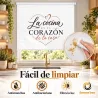 Estor Enrollable Cocina a Medida con Frase | Estores Iroa