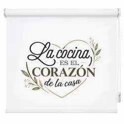 Estor para Cocina con Frase Decorativo Moderno | Estores Iroa