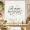 Estor Cocina Moderno con Hojas a Medida | Corazón Nature | Estores Iroa