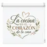 Estor Cocina Moderno con Hojas a Medida | Corazón Nature | Estores Iroa