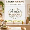 Estor Cocina Moderno con Hojas a Medida | Corazón Nature | Estores Iroa