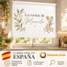 Estor Cocina Personalizado con Nombre a Medida | Estores Iroa