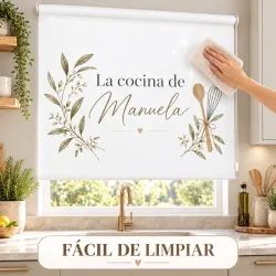 Estor Cocina Personalizado con Nombre a Medida | Estores Iroa
