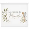 Estor Cocina Personalizado con Nombre a Medida | Estores Iroa