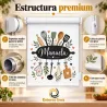 Estor Cocina Personalizado con Utensilios | Estores Iroa