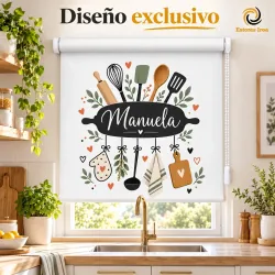Estor Cocina Personalizado con Utensilios | Estores Iroa
