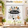 Estor Cocina Personalizado con Utensilios | Estores Iroa