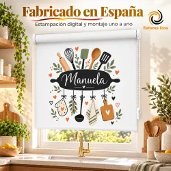 Estor Cocina Personalizado con Utensilios | Estores Iroa