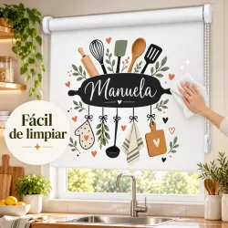 Estor Cocina Personalizado con Utensilios | Estores Iroa