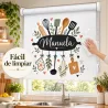 Estor Cocina Personalizado con Utensilios | Estores Iroa
