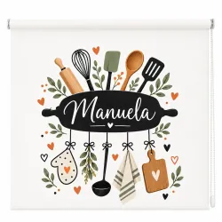 Estor Cocina Personalizado con Utensilios | Estores Iroa