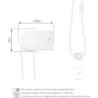 Estor Enrollable Infantil Elefante en Nube Rosa - Ideal para Habitación de Bebé Niña - Translúcido Blanco
