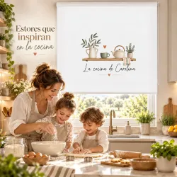 Estor Cocina Personalizado con Nombre | Estores Iroa